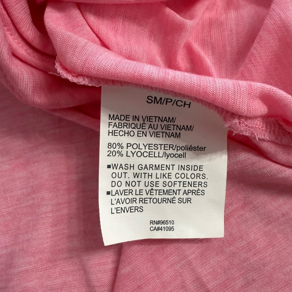 Under Armour Loose Fit Long Sleeve Top Women’s S Pink Lightweight Cut Out Back - Picture 8 of 8